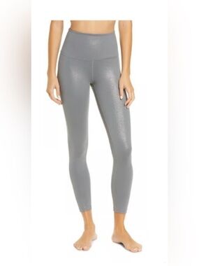 Beyond Yoga silver twinkle leggings